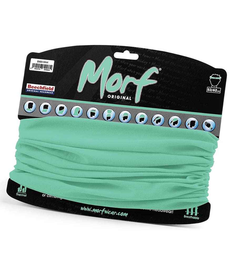 Beechfield Morf® Original in ONE Mint by Beechfield — Custom branded clothing by Print Press, featuring premium embroidery produced in our specialist print lab in the UK.
