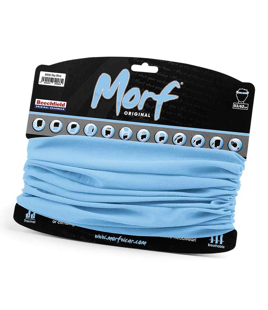 Beechfield Morf® Original in ONE Sky Blue by Beechfield — Custom branded clothing by Print Press, featuring premium embroidery produced in our specialist print lab in the UK.