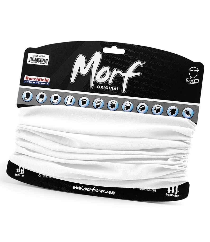 Beechfield Morf® Original in ONE White by Beechfield — Custom branded clothing by Print Press, featuring premium embroidery produced in our specialist print lab in the UK.