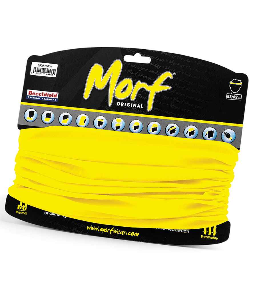 Beechfield Morf® Original in ONE Yellow by Beechfield — Custom branded clothing by Print Press, featuring premium embroidery produced in our specialist print lab in the UK.