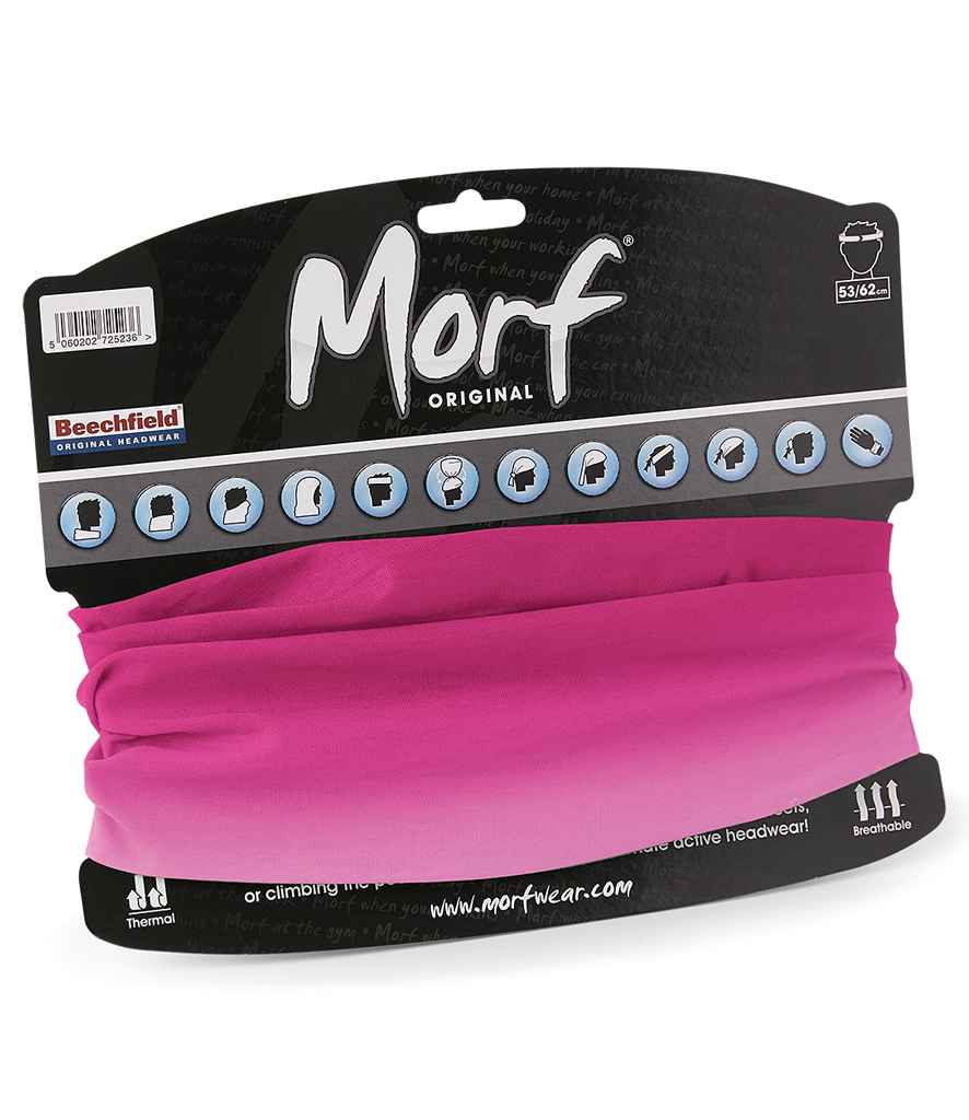 Beechfield Morf® Ombré in ONE Candyfloss Pinks by Beechfield — Custom branded clothing by Print Press, featuring premium embroidery produced in our specialist print lab in the UK.