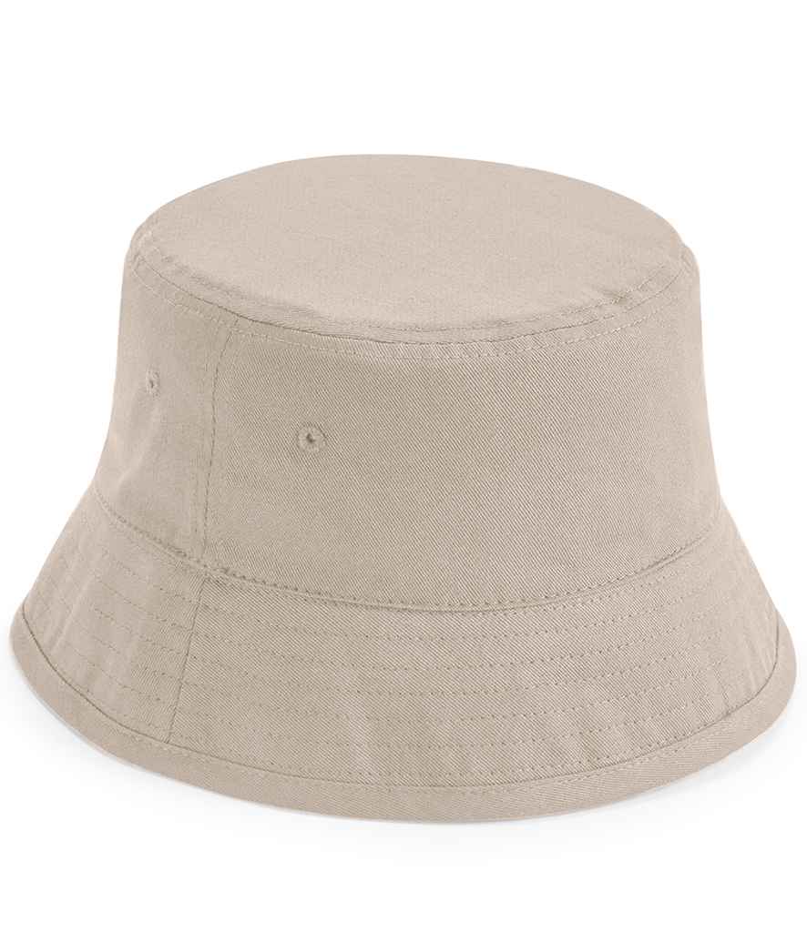 Beechfield Kids Organic Cotton Bucket Hat in by Beechfield — Custom branded clothing by Print Press, featuring premium embroidery produced in our specialist print lab in the UK.