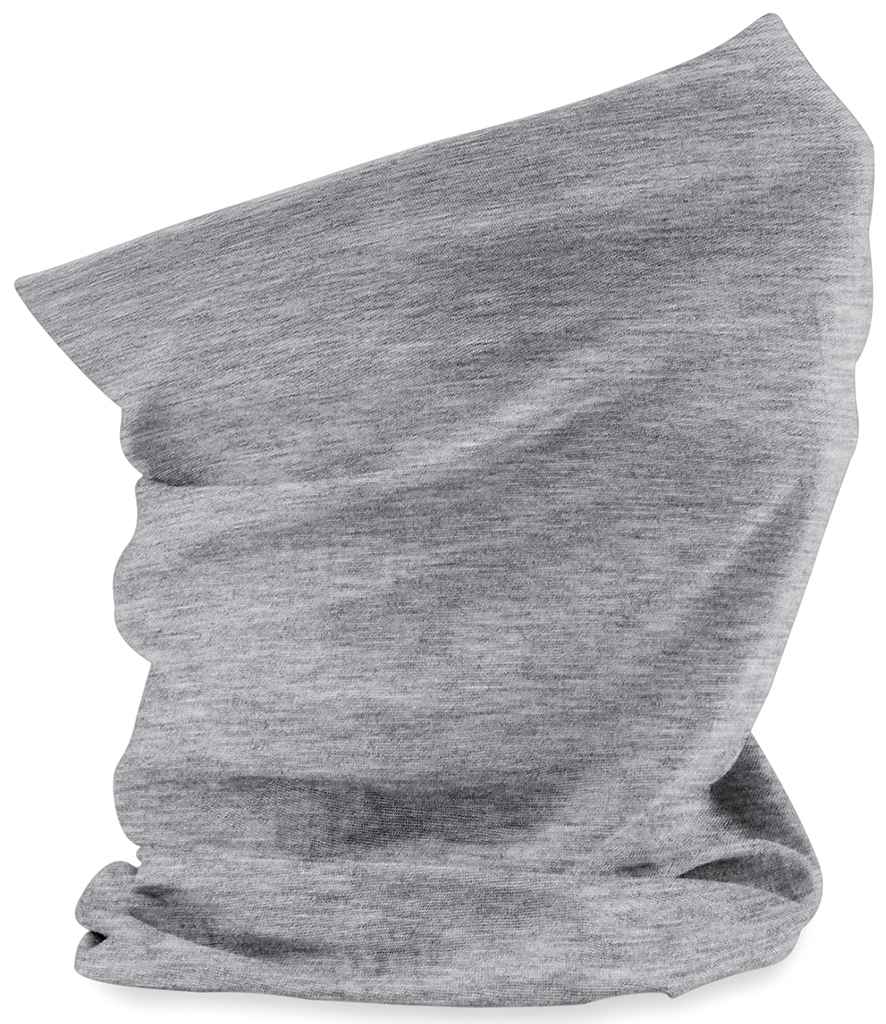 Beechfield Premium Anti-Bacterial Morf® in ONE Heather Grey by Beechfield — Custom branded clothing by Print Press, featuring premium embroidery produced in our specialist print lab in the UK.