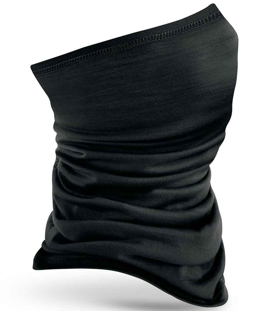 Beechfield Morf® Merino in ONE Black by Beechfield — Custom branded clothing by Print Press, featuring premium embroidery produced in our specialist print lab in the UK.