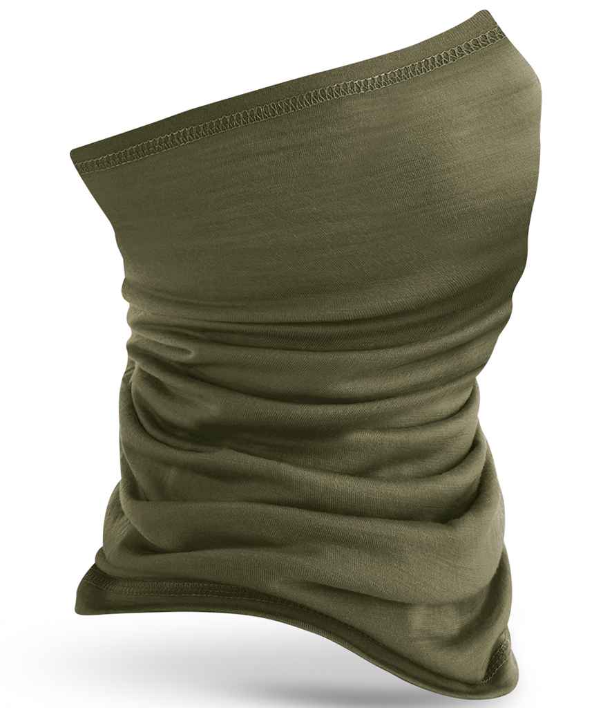 Beechfield Morf® Merino in ONE Military Green by Beechfield — Custom branded clothing by Print Press, featuring premium embroidery produced in our specialist print lab in the UK.