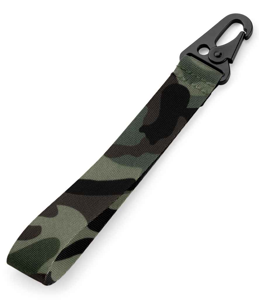 BagBase Brandable Key Clip in ONE Jungle Camo by Bagbase — Custom branded clothing by Print Press, featuring premium embroidery produced in our specialist print lab in the UK.