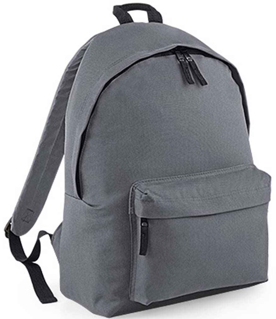 BagBase Maxi Fashion Backpack in ONE Graphite Grey by Bagbase — Custom branded clothing by Print Press, featuring premium embroidery produced in our specialist print lab in the UK.