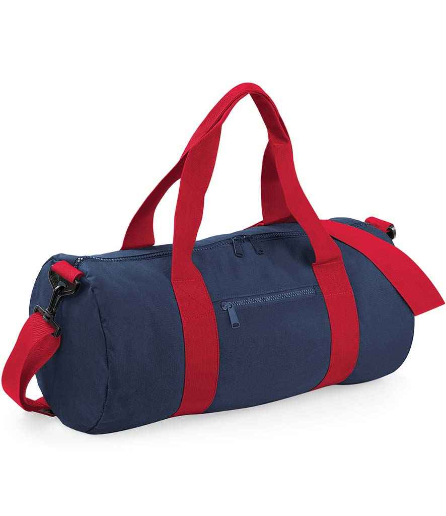 BagBase Original Barrel Bag in ONE by Bagbase — Custom branded clothing by Print Press, featuring premium embroidery produced in our specialist print lab in the UK.