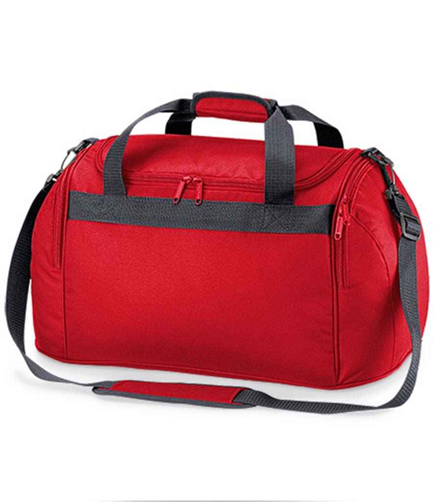 BagBase Freestyle Holdall in ONE Classic Red by Bagbase — Custom branded clothing by Print Press, featuring premium embroidery produced in our specialist print lab in the UK.