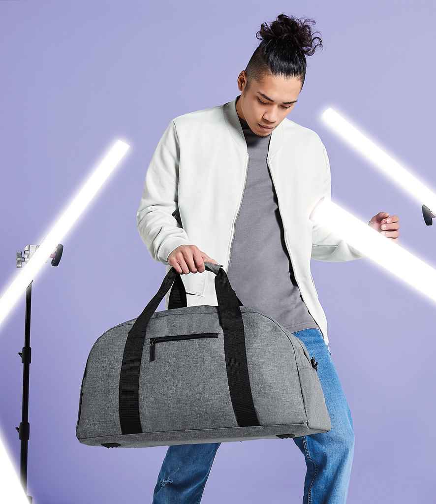 BagBase Classic Holdall in ONE Grey Marl by Bagbase — Custom branded clothing by Print Press, featuring premium embroidery produced in our specialist print lab in the UK.