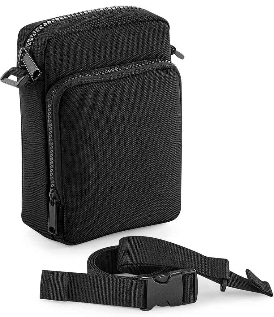 BagBase Modulr™ 1L Multipocket in ONE Black by Bagbase — Custom branded clothing by Print Press, featuring premium embroidery produced in our specialist print lab in the UK.