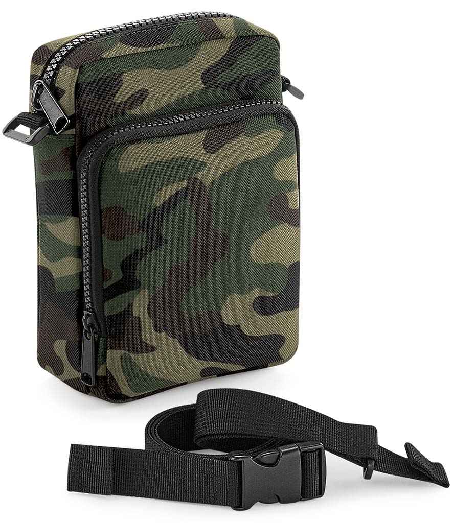 BagBase Modulr™ 1L Multipocket in ONE Jungle Camo by Bagbase — Custom branded clothing by Print Press, featuring premium embroidery produced in our specialist print lab in the UK.