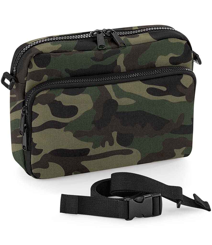 BagBase Modulr™ 2L Multipocket in ONE Jungle Camo by Bagbase — Custom branded clothing by Print Press, featuring premium embroidery produced in our specialist print lab in the UK.