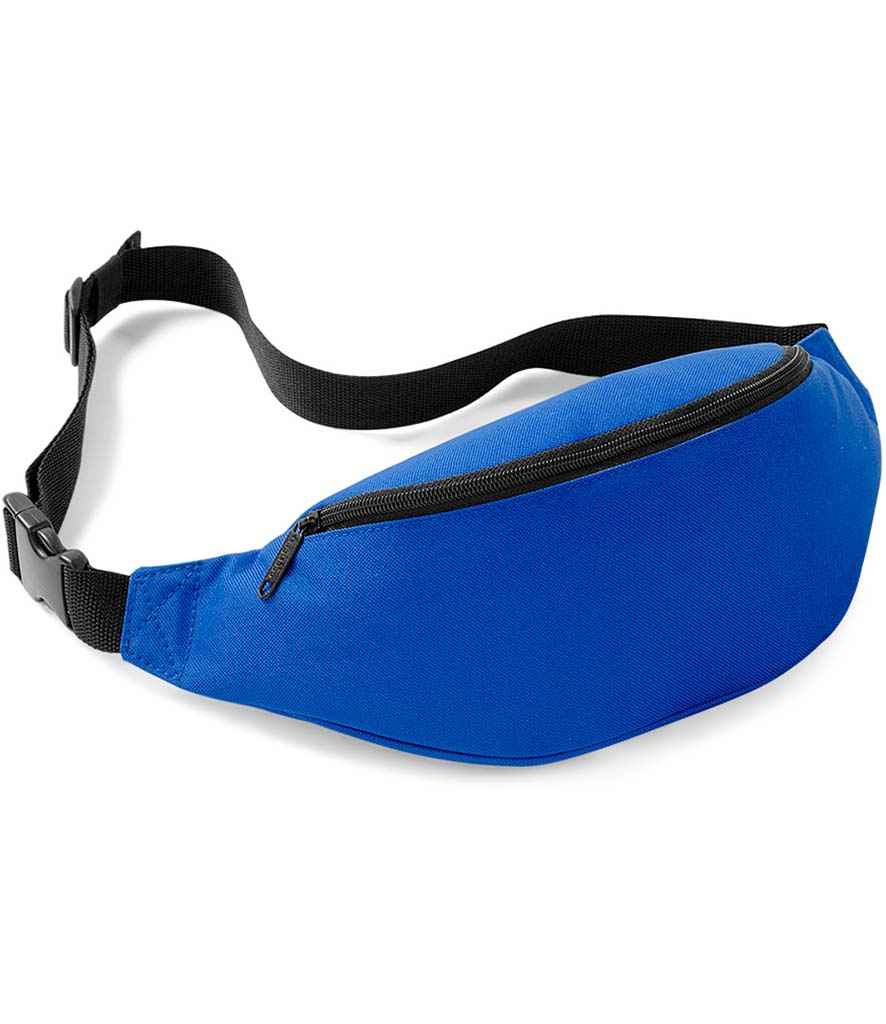 BagBase Belt Bag in ONE Bright Royal by Bagbase — Custom branded clothing by Print Press, featuring premium embroidery produced in our specialist print lab in the UK.
