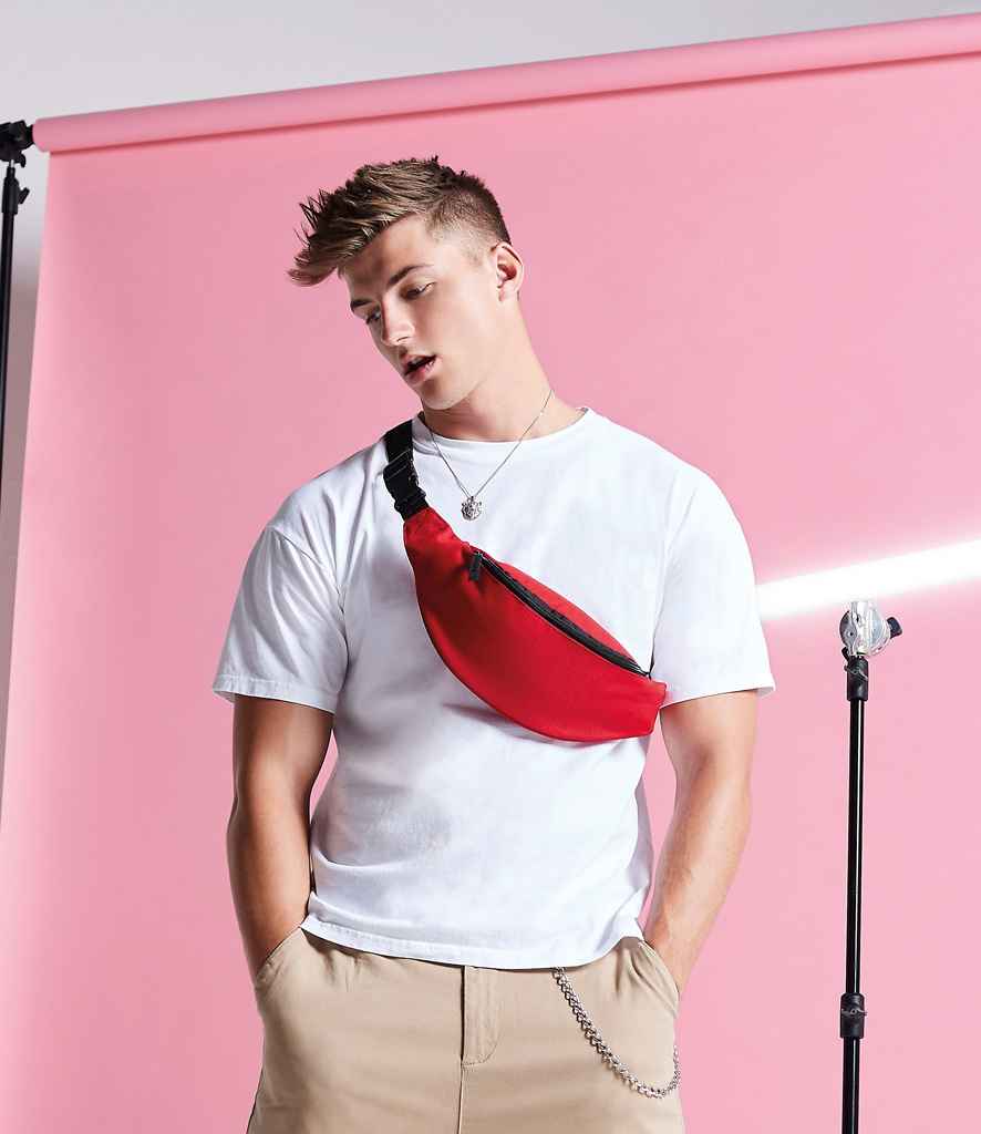 BagBase Belt Bag in ONE Classic Red by Bagbase — Custom branded clothing by Print Press, featuring premium embroidery produced in our specialist print lab in the UK.