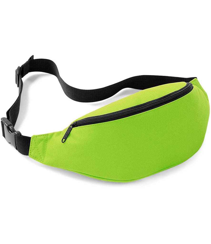 BagBase Belt Bag in ONE Lime Green by Bagbase — Custom branded clothing by Print Press, featuring premium embroidery produced in our specialist print lab in the UK.