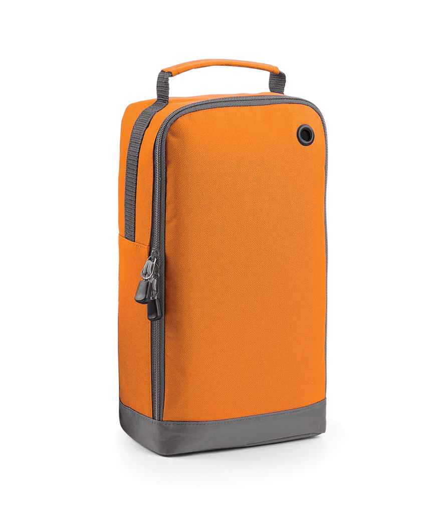 BagBase Athleisure Sports Shoe/Accessory Bag in ONE Orange by Bagbase — Custom branded clothing by Print Press, featuring premium embroidery produced in our specialist print lab in the UK.