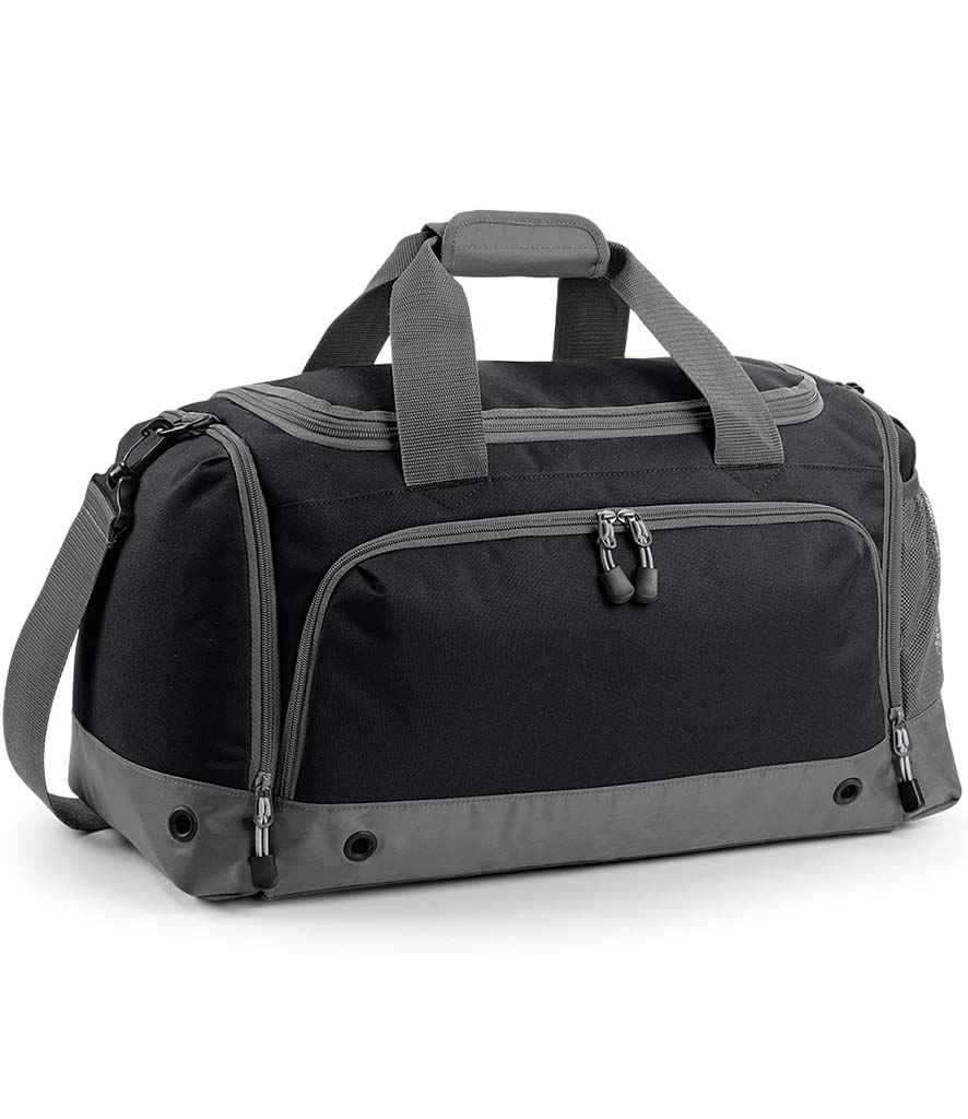 BagBase Athleisure Holdall in ONE Black Graphite Grey by Bagbase — Custom branded clothing by Print Press, featuring premium embroidery produced in our specialist print lab in the UK.