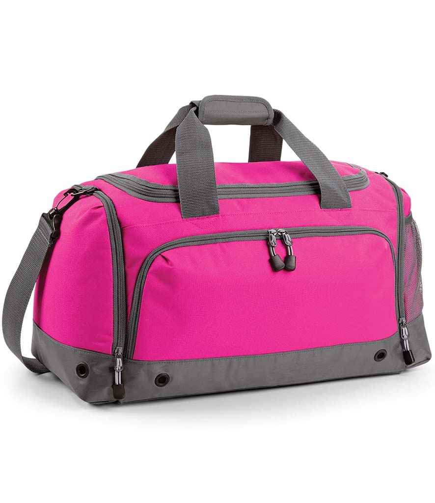 BagBase Athleisure Holdall in ONE Fuchsia by Bagbase — Custom branded clothing by Print Press, featuring premium embroidery produced in our specialist print lab in the UK.