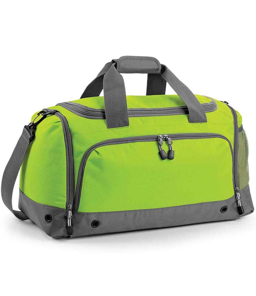 BagBase Athleisure Holdall in ONE Lime Green by Bagbase — Custom branded clothing by Print Press, featuring premium embroidery produced in our specialist print lab in the UK.