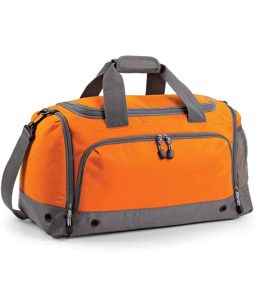 BagBase Athleisure Holdall in ONE Orange by Bagbase — Custom branded clothing by Print Press, featuring premium embroidery produced in our specialist print lab in the UK.