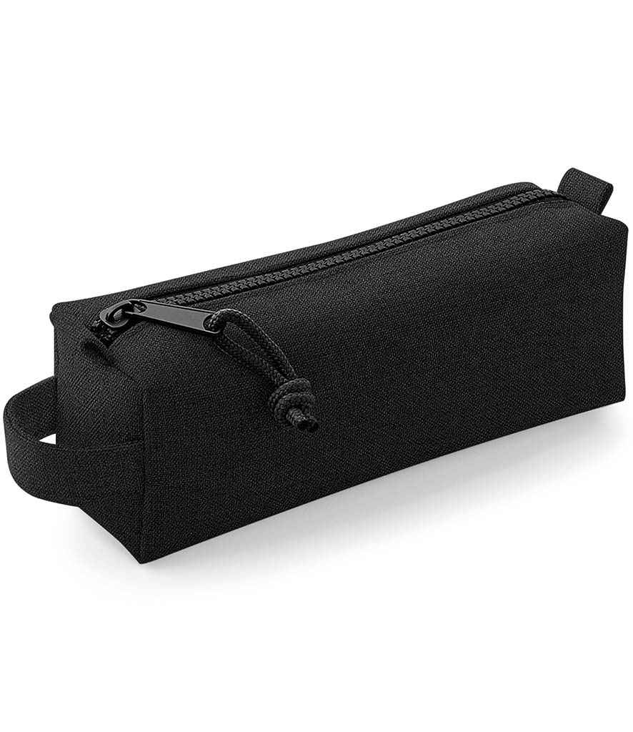 BagBase Essential Pencil/Accessory Case in ONE Black by Bagbase — Custom branded clothing by Print Press, featuring premium embroidery produced in our specialist print lab in the UK.