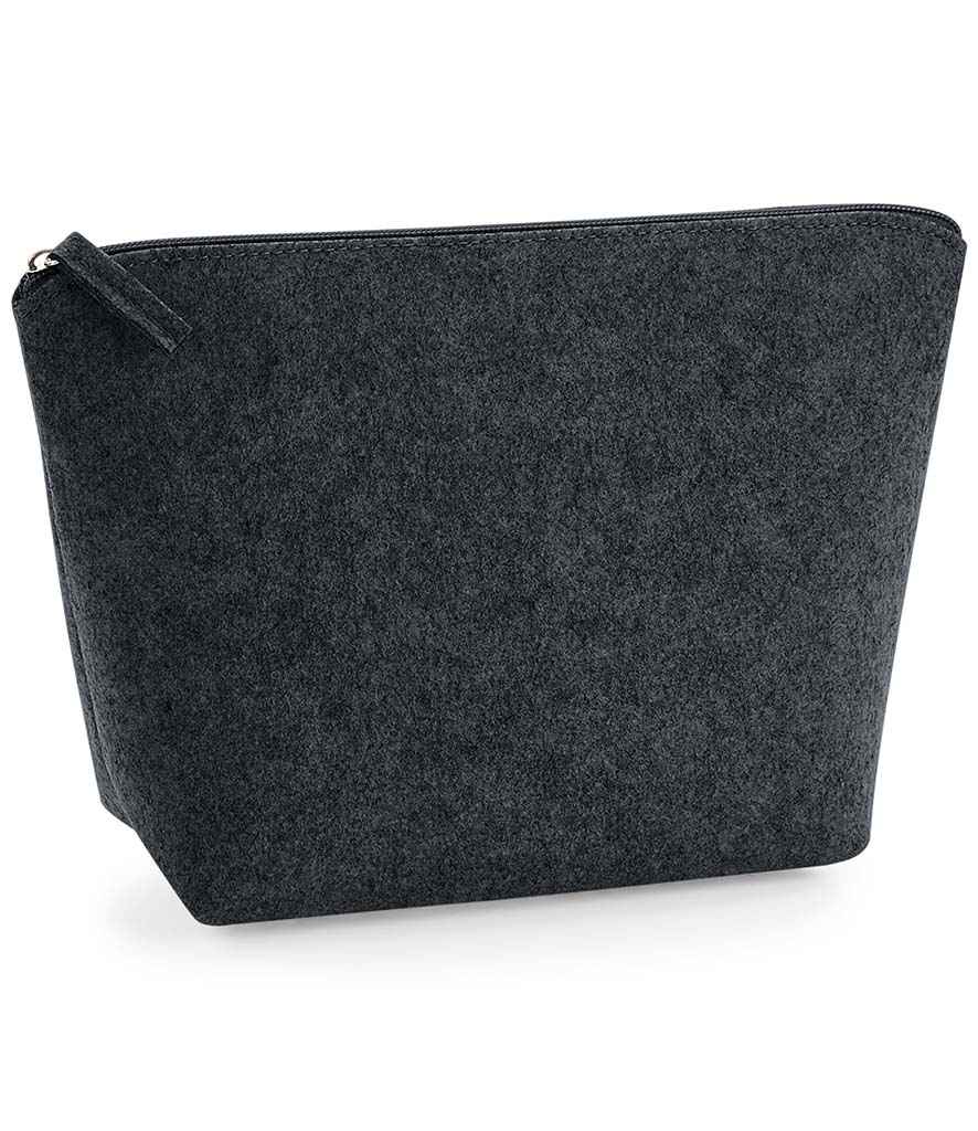 BagBase Felt Accessory Bag in by Bagbase — Custom branded clothing by Print Press, featuring premium embroidery produced in our specialist print lab in the UK.
