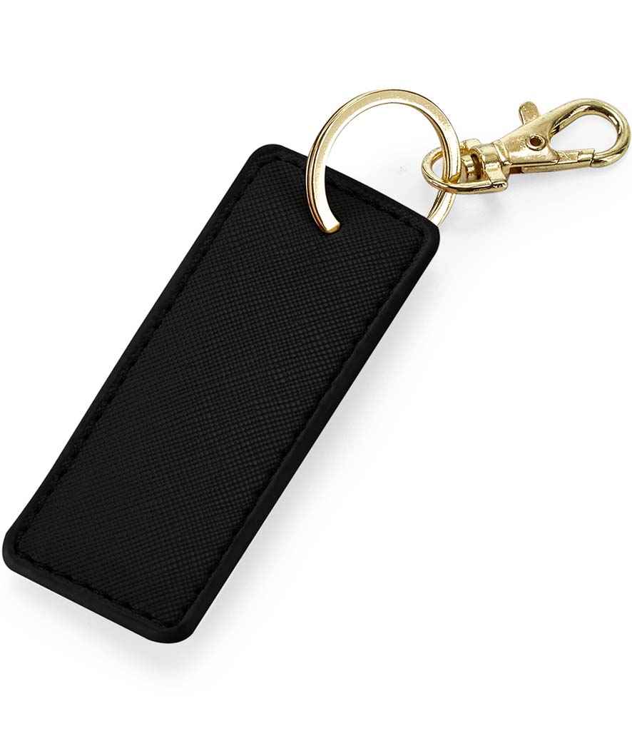 BagBase Boutique Key Clip in ONE Black by Bagbase — Custom branded clothing by Print Press, featuring premium embroidery produced in our specialist print lab in the UK.