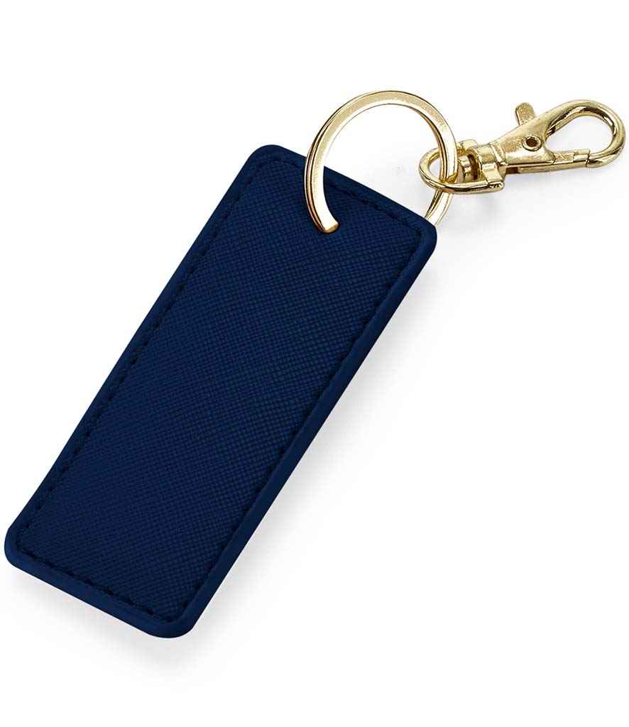 BagBase Boutique Key Clip in ONE Navy by Bagbase — Custom branded clothing by Print Press, featuring premium embroidery produced in our specialist print lab in the UK.