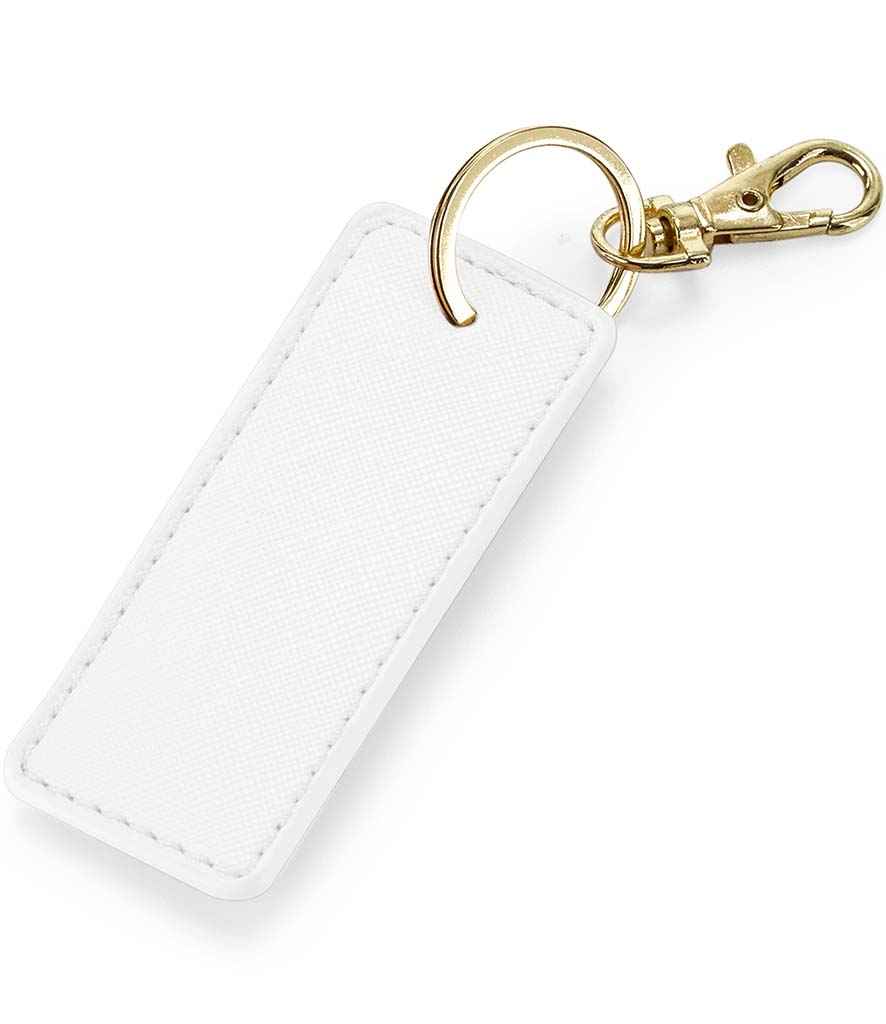 BagBase Boutique Key Clip in ONE Soft White by Bagbase — Custom branded clothing by Print Press, featuring premium embroidery produced in our specialist print lab in the UK.
