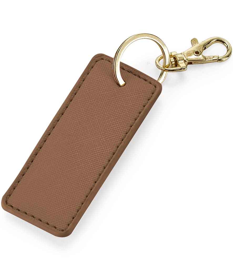 BagBase Boutique Key Clip in ONE Tan by Bagbase — Custom branded clothing by Print Press, featuring premium embroidery produced in our specialist print lab in the UK.