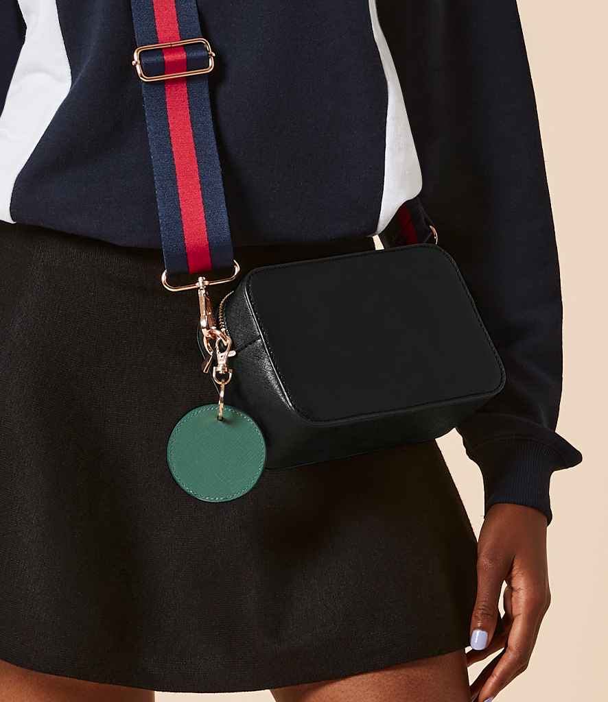 BagBase Boutique Circular Key Clip in ONE Sage Green by Bagbase — Custom branded clothing by Print Press, featuring premium embroidery produced in our specialist print lab in the UK.