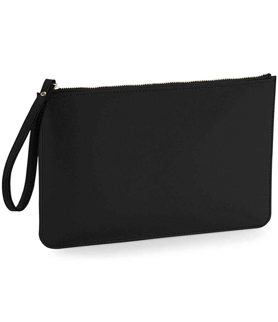 BagBase Boutique Accessory Pouch in ONE Black by Bagbase — Custom branded clothing by Print Press, featuring premium embroidery produced in our specialist print lab in the UK.