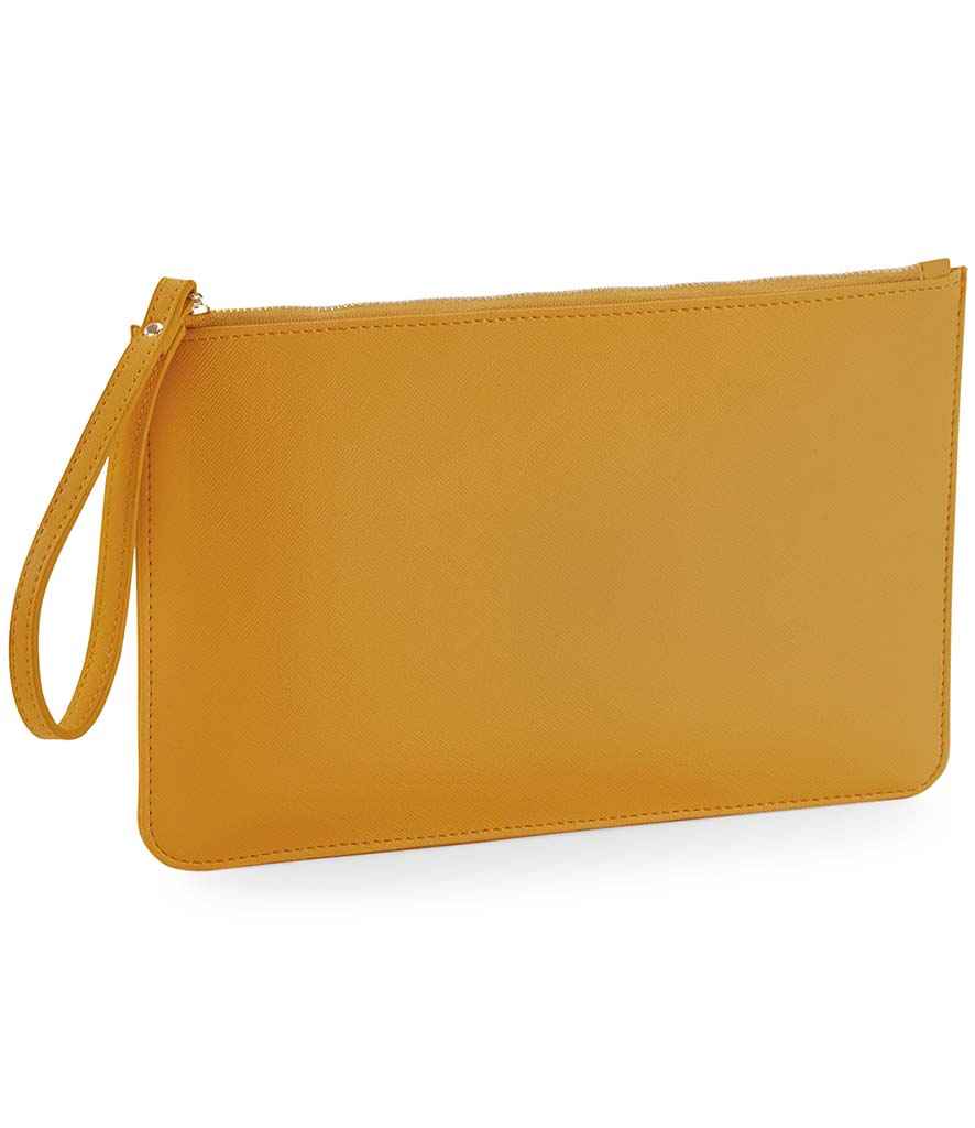 BagBase Boutique Accessory Pouch in ONE Mustard by Bagbase — Custom branded clothing by Print Press, featuring premium embroidery produced in our specialist print lab in the UK.