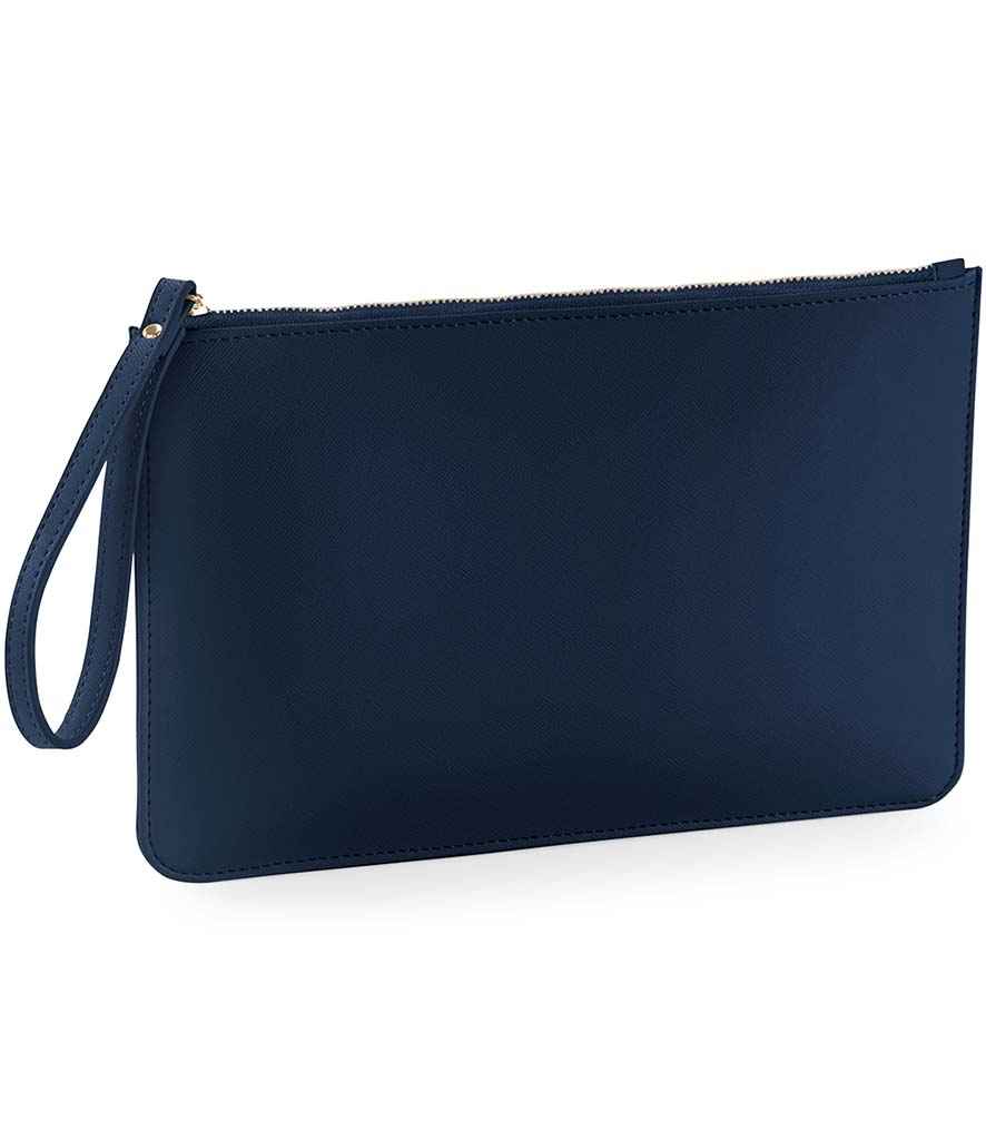 BagBase Boutique Accessory Pouch in ONE Navy by Bagbase — Custom branded clothing by Print Press, featuring premium embroidery produced in our specialist print lab in the UK.