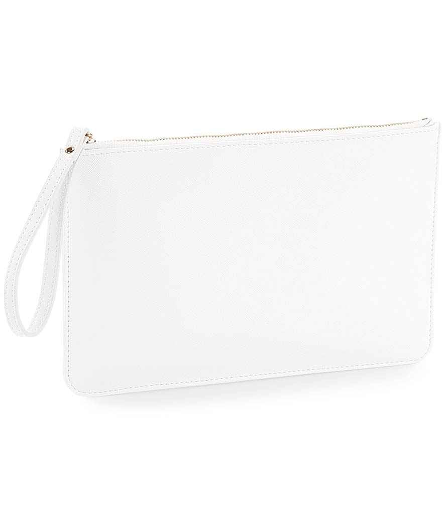 BagBase Boutique Accessory Pouch in ONE Soft White by Bagbase — Custom branded clothing by Print Press, featuring premium embroidery produced in our specialist print lab in the UK.