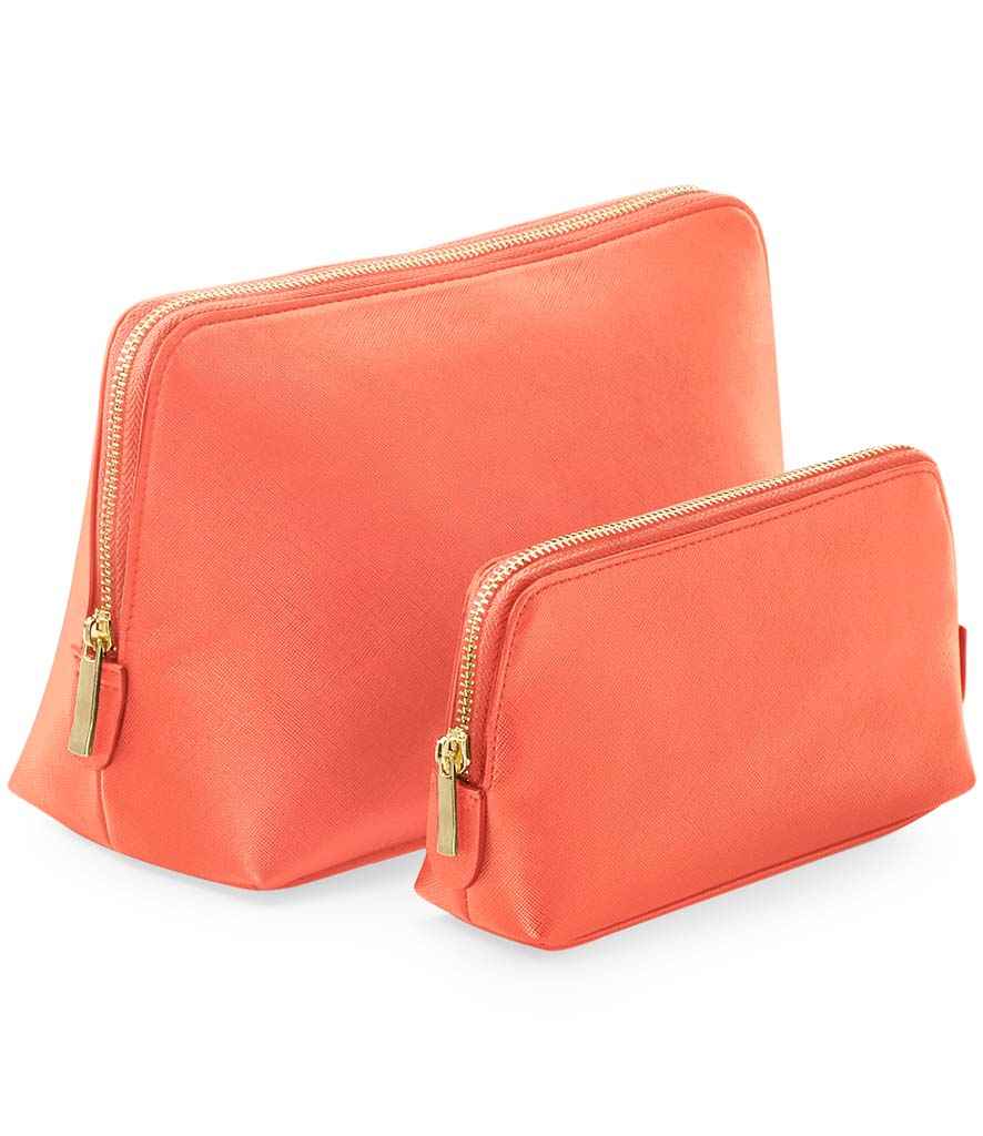 BagBase Boutique Accessory Case in Coral by Bagbase — Custom branded clothing by Print Press, featuring premium embroidery produced in our specialist print lab in the UK.