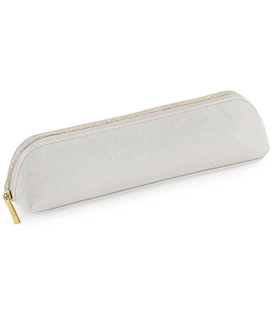 BagBase Boutique Mini Accessory Case in ONE Soft Grey by Bagbase — Custom branded clothing by Print Press, featuring premium embroidery produced in our specialist print lab in the UK.