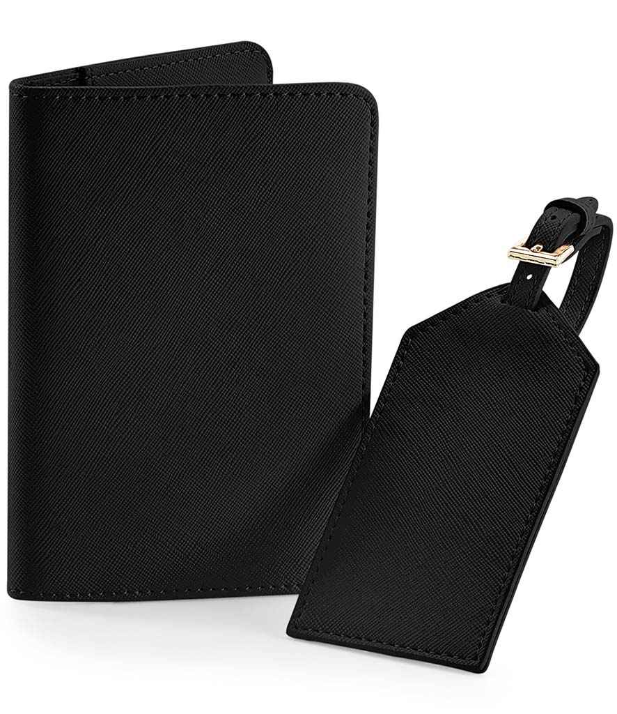 BagBase Boutique Travel Set in ONE Black by Bagbase — Custom branded clothing by Print Press, featuring premium embroidery produced in our specialist print lab in the UK.