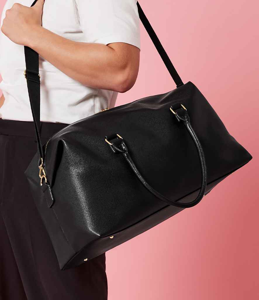 BagBase Boutique Weekender in ONE Black by Bagbase — Custom branded clothing by Print Press, featuring premium embroidery produced in our specialist print lab in the UK.