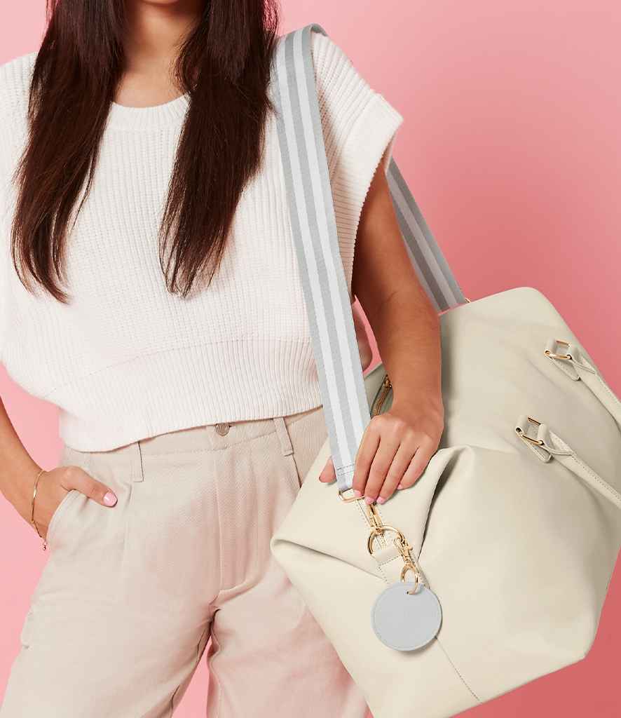 BagBase Boutique Adjustable Bag Strap in ONE Light Grey White by Bagbase — Custom branded clothing by Print Press, featuring premium embroidery produced in our specialist print lab in the UK.