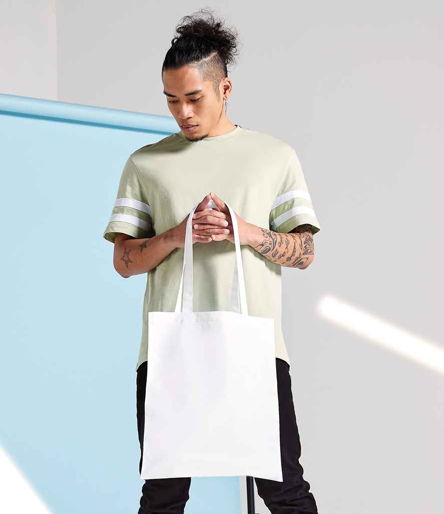 BagBase Sublimation Shopper in ONE White by Bagbase — Custom branded clothing by Print Press, featuring premium embroidery produced in our specialist print lab in the UK.