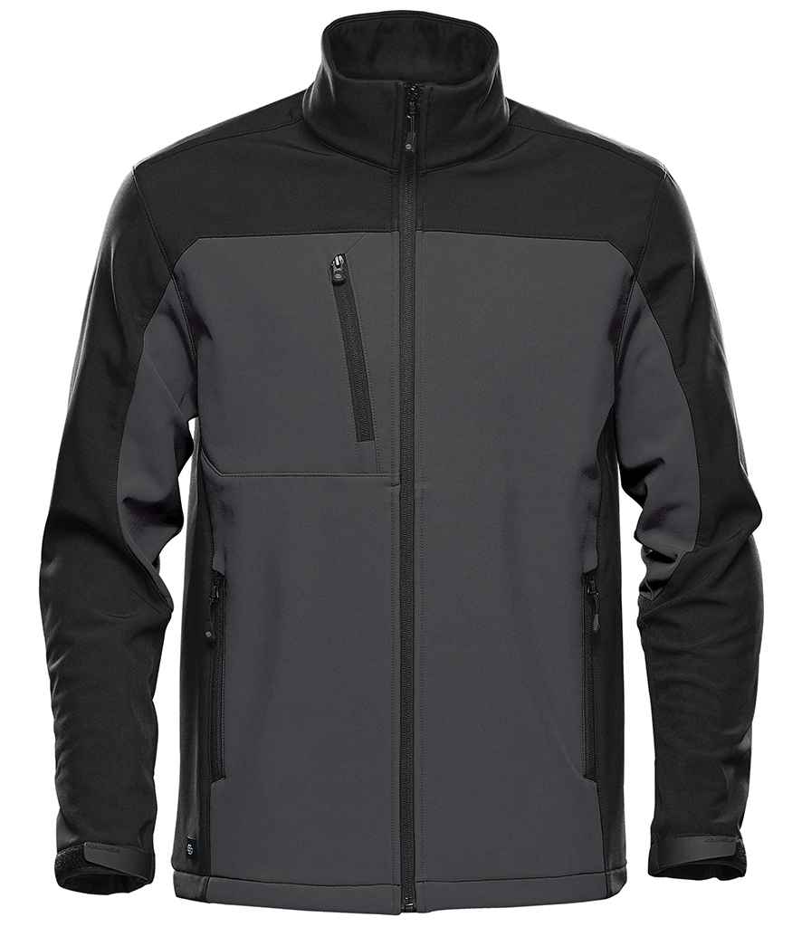 Stormtech Cascades Soft Shell Jacket in by Stormtech — Custom branded clothing by Print Press, featuring premium embroidery produced in our specialist print lab in the UK.