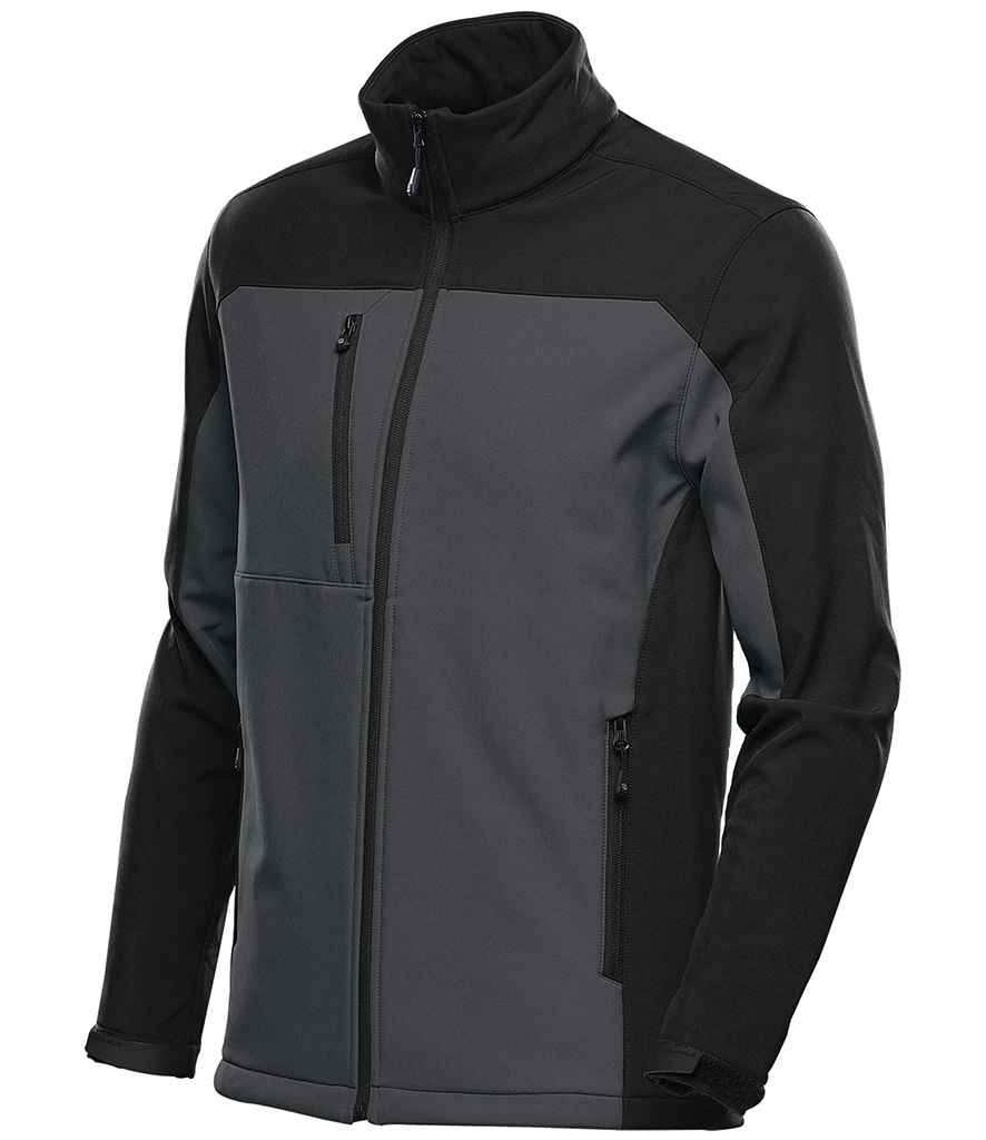 Stormtech Cascades Soft Shell Jacket in by Stormtech — Custom branded clothing by Print Press, featuring premium embroidery produced in our specialist print lab in the UK.