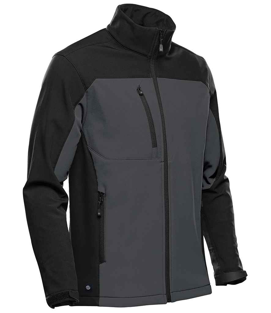Stormtech Cascades Soft Shell Jacket in by Stormtech — Custom branded clothing by Print Press, featuring premium embroidery produced in our specialist print lab in the UK.