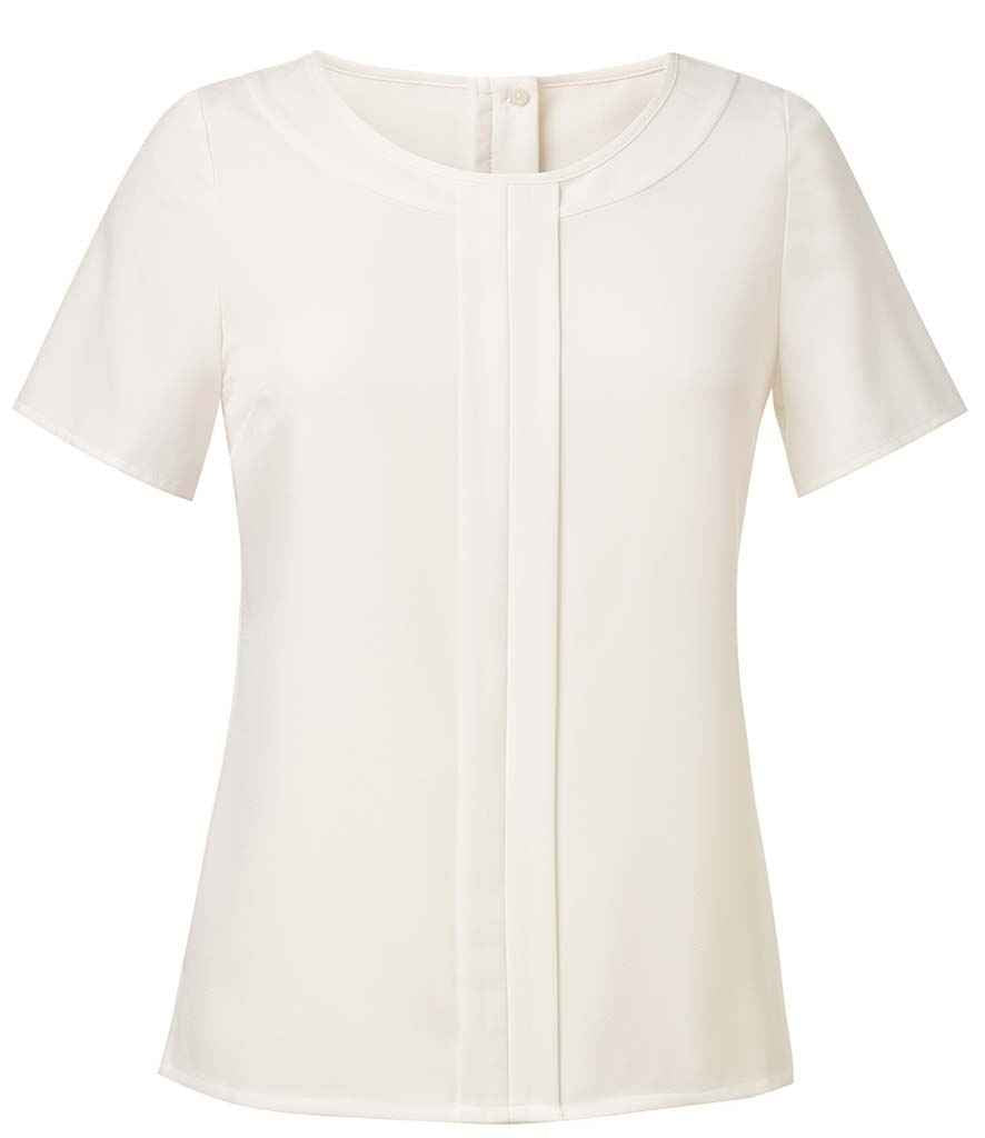 Brook Taverner Ladies Felina Short Sleeve Shirt in by Brook Taverner — Custom branded clothing by Print Press, featuring premium embroidery produced in our specialist print lab in the UK.