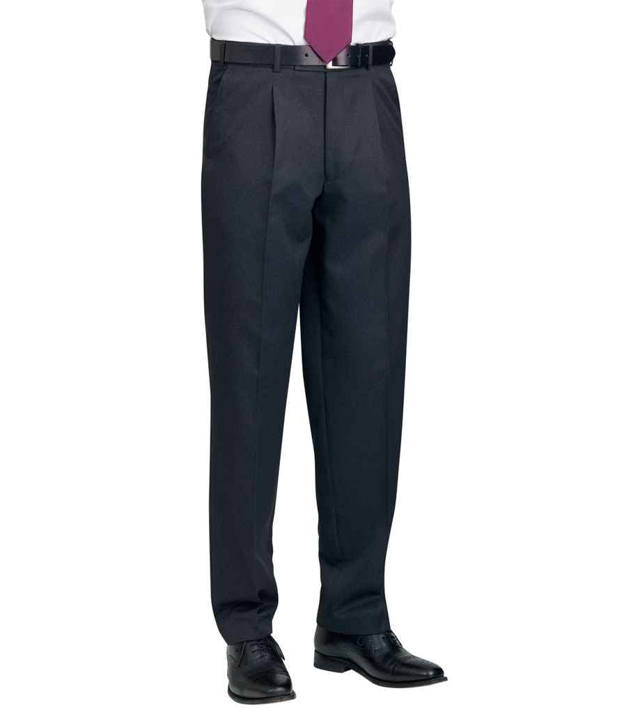 Brook Taverner Concept Delta Trousers in R Charcoal by Brook Taverner — Custom branded clothing by Print Press, featuring premium embroidery produced in our specialist print lab in the UK.