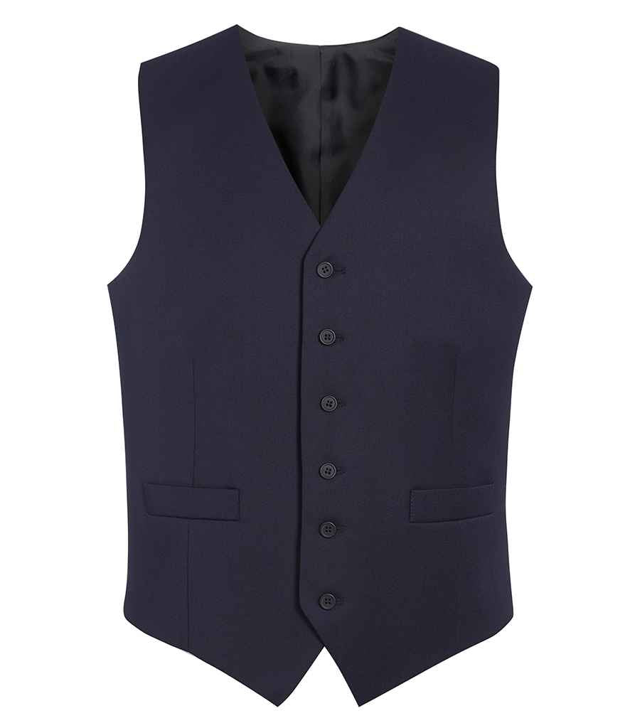 Brook Taverner Concept Gamma Waistcoat in R Navy by Brook Taverner — Custom branded clothing by Print Press, featuring premium embroidery produced in our specialist print lab in the UK.