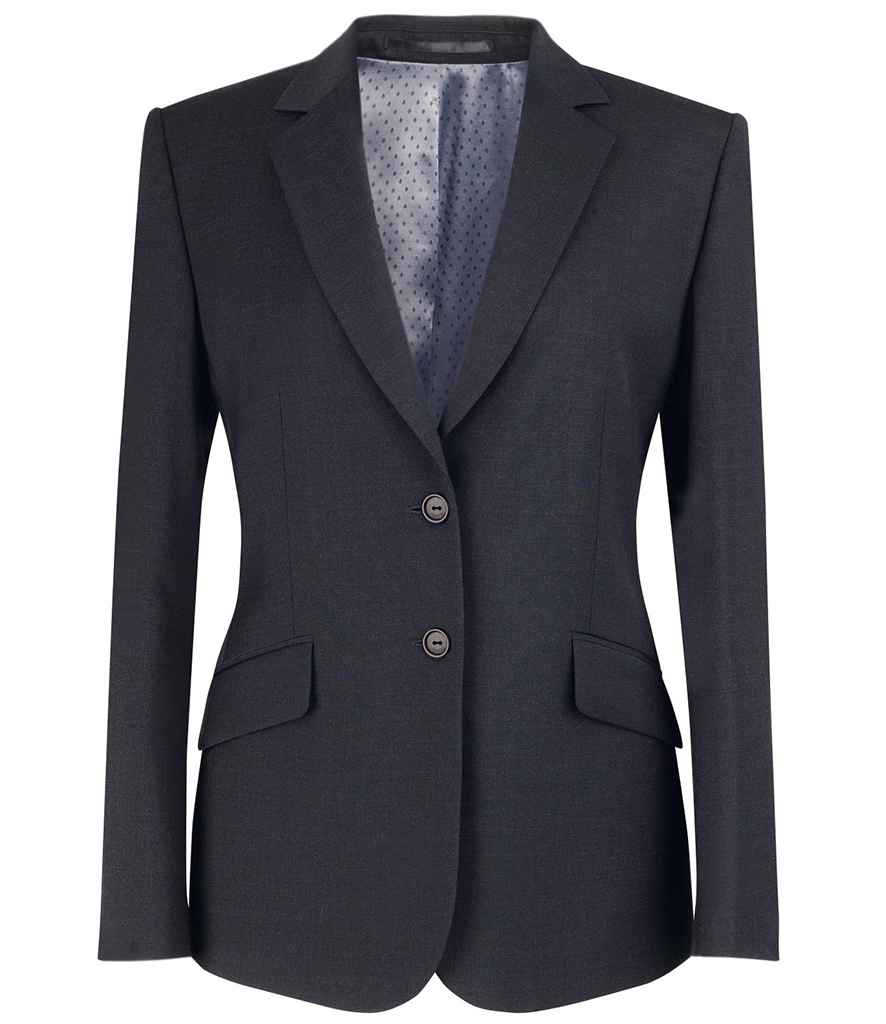 Brook Taverner Ladies Concept Hebe Jacket in R Charcoal by Brook Taverner — Custom branded clothing by Print Press, featuring premium embroidery produced in our specialist print lab in the UK.