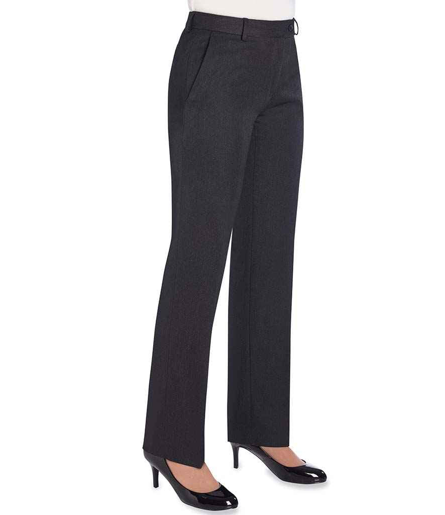 Brook Taverner Ladies Concept Aura Trousers in R Charcoal by Brook Taverner — Custom branded clothing by Print Press, featuring premium embroidery produced in our specialist print lab in the UK.